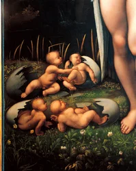 Leda en de Zwaan (detail)