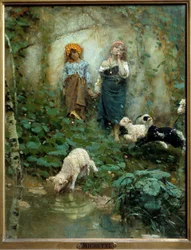 Twee kleine herders