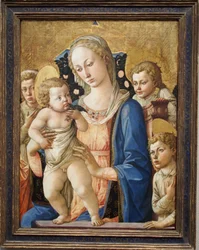 1455 Pesellino Madonna met kind en Johannes Toledo