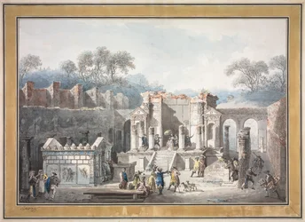 De tempel van Isis in Pompeii, 1788