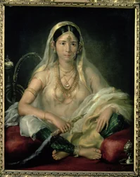 Portret van een Mogol Dame, 1787