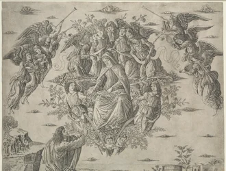 De tenhemelopneming van de Maagd, ca. 1495
