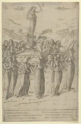 De triomf van kuisheid, ca. 1480-90