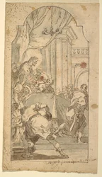 Tekening, Het laatste avondmaal, 1746-86