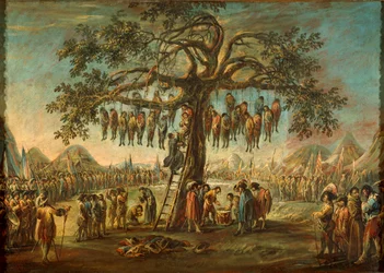 De ellende van de oorlog: de opgehangen mannen