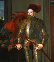Portret van Ferdinand II, aartshertog van Oostenrijk