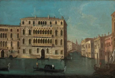 Francesco Tironi Grand Canal en Foscari Paleis