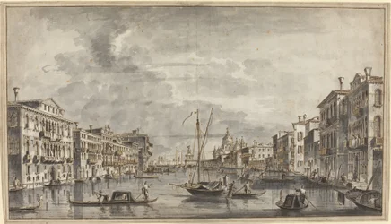 Het Grote Kanaal richting de Salute en de Dogana