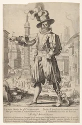 Giovanni Alto Johann Alten, Ioannes Altus staande op de Quirinaalheuvel in Rome