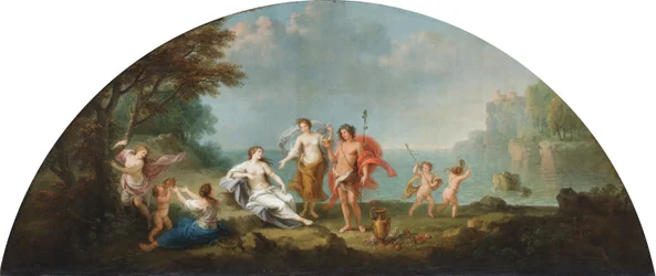 Een Bacchus en Ariadne