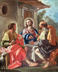 Het avondmaal in Emmaüs