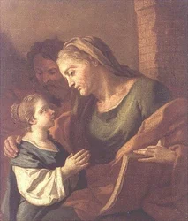 Sint Anna onderwijst het Christuskind