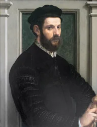 Portret van een heer