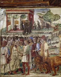 Allegorie van de maand juli, detail (detail)