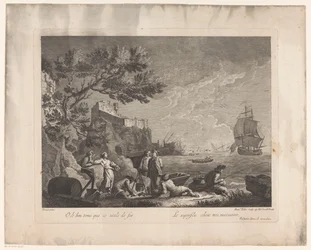 Figuren aan zee