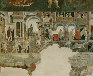 Hal van de maanden: April (fresco)