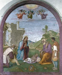 Aanbidding van de herders (fresco)