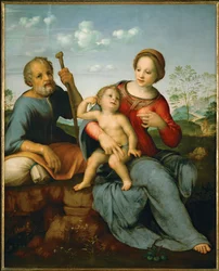 Heilige familie (populierenhout)