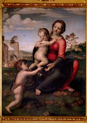 Maagd met kind en Johannes de Doper (schilderij)