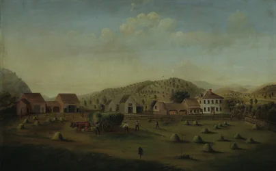 Leete Boerderij, West Claremont, New Hampshire, ca. 1822