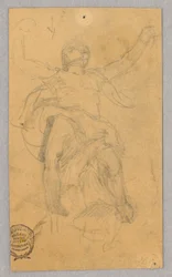 Figurenstudie voor muurschildering