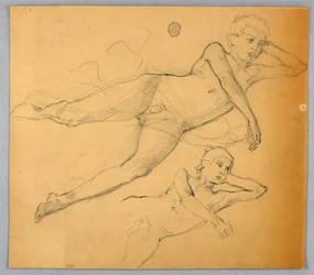 Studies van naaktfiguur