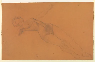 Studie voor "Diana en Haar Begeleiders tussen de Sterrenbeelden"