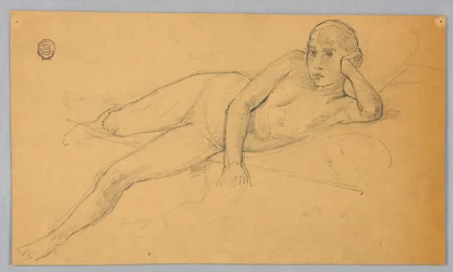 Studie van naaktfiguur