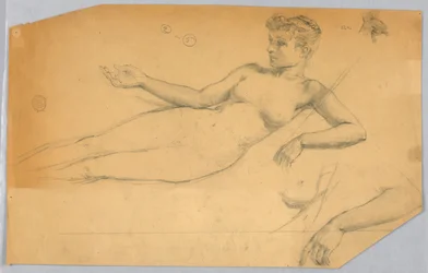 Studie van Naaktfiguur