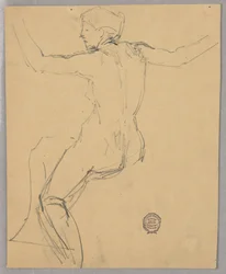 Studie van een Naaktfiguur