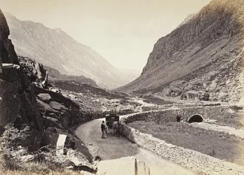 Llanberis, de pas, van boven de brug, nr. 2. (524)