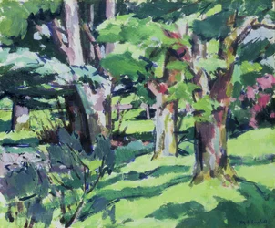 Bomen bij Auchinleck, Ayrshire