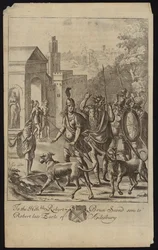 Evander en Aeneas bij Palentium