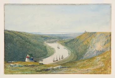 De Avon vanaf Durdham Down