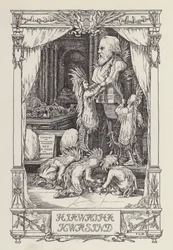 Een ander boek met verzen voor kinderen: Hiawatha Kwasind (litho)