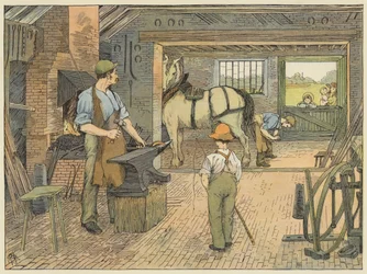 Smid (kleurenlitho)