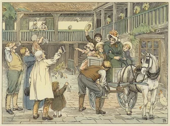 Ostler (kleurenlitho)