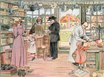 De Algemene Winkel, 1899. Uit Het Boek der Winkels, 1899