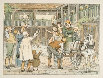 De Ostler, uit Vier en twintig Toilers, pub. 1900 (kleurenlitho)