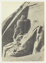 Abou Simbel, Nubië, 1857