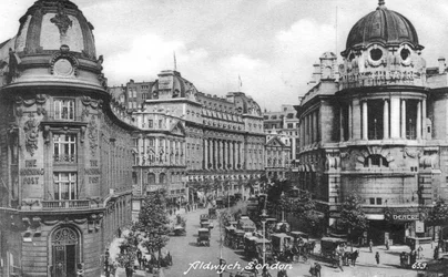 Aldwych, Londen, begin 20e eeuw