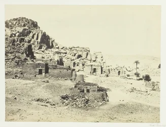 Antiquiteiten bij Biggeh, tegenover Philæ, 1857