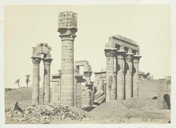 Tempel van Cleopatra in Erment, nabij Thebe, 1857