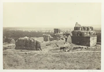 Ver uitzicht op Damascus, 1857