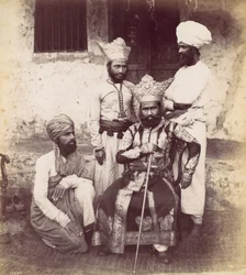 Vier Oost-Indische Mannen, 1870s