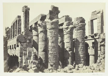 Zuilenzaal, Karnak, 1857