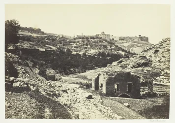 Jeruzalem vanaf de muur van En-Rogel, 1857