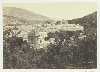 Nablous, het oude Sichem, 1857