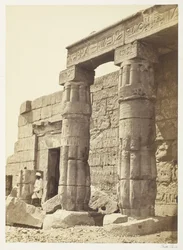 Portiek van de Tempel van Goorneh, 1858-62