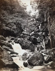 Rivierlandschap bij Derwentwater in Groot-Brittannië